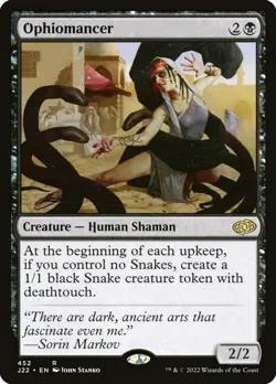 MTG - Ophiomancer - J22 452 - Jumpstart 2022 - Rare - Magic the Gathering - Image 2
