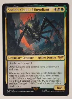 MTG - Shelob, Child of Ungoliant - LTR 0230 - Lord of the Rings - Rare - Magic - Image 1