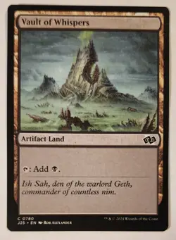 MTG - Vault of Whispers - J25 0780 - Foundations Jumpstart Magic the Gathering - Image 1