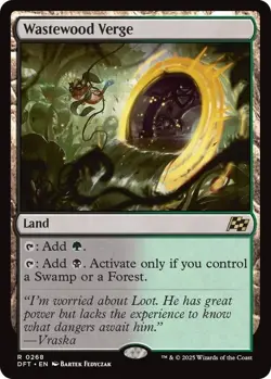 MTG - Wastewood Verge - DFT 0268 - Aetherdrift - Rare - Magic the Gathering - Image 1