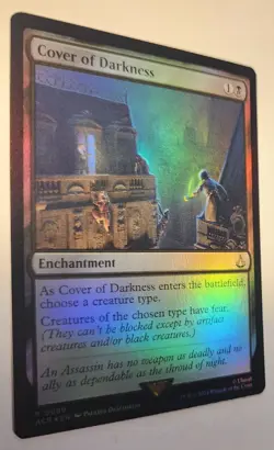 MTG - Cover of Darkness - Foil - ACR 0089 - Assassin's Creed Magic the Gathering - Image 2