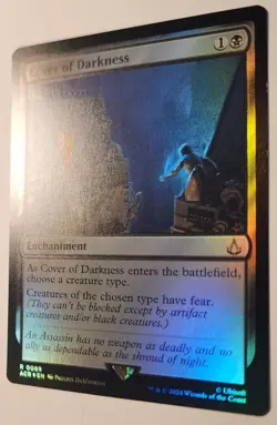 MTG - Cover of Darkness - Foil - ACR 0089 - Assassin's Creed Magic the Gathering - Image 3