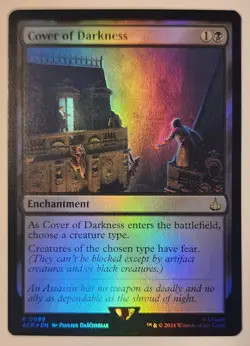 MTG - Cover of Darkness - Foil - ACR 0089 - Assassin's Creed Magic the Gathering - Image 5