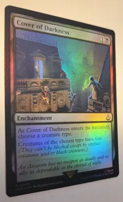 MTG - Cover of Darkness - Foil - ACR 0089 - Assassin's Creed Magic the Gathering - Image 6