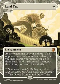 MTG - Land Tax - WOT 0009 - Wilds of Eldraine Enchanting Tales - Mythic - Magic - Image 1
