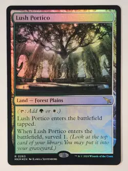 MTG - Lush Portico - Foil - MKM 0263 - Murders at Karlov Manor - Rare - Magic - Image 1