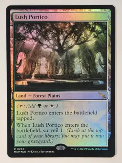 MTG - Lush Portico - Foil - MKM 0263 - Murders at Karlov Manor - Rare - Magic - Image 3