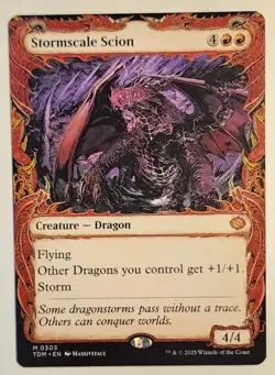 MTG - Stormscale Scion - Showcase - TDM 0303 - Tarkir Dragonstorm - Mythic - Image 1