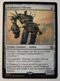 MTG - Darksteel Colossus - FDN 0671 - Foundations - Mythic - Magic the Gathering - Image 1