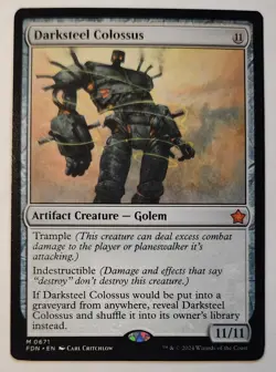 MTG - Darksteel Colossus - FDN 0671 - Foundations - Mythic - Magic the Gathering - Image 3
