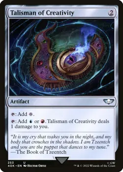 1x Talisman of Creativity - NM - See Pic for Set/Varation - SPARROW MAGIC - Image 2