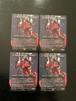 Vincent Valentine Borderless X4X NM/M Final Fantasy FIN Magic the Gathering MTG - Image 1