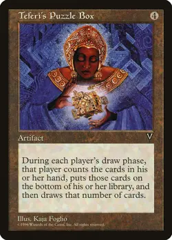 MTG Teferi's Puzzle Box x1 LP Visions (VIS #156) Regular Rare Artifact - Image 1