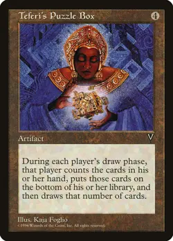 MTG Teferi's Puzzle Box x1 LP Visions (VIS #156) Regular Rare Artifact - Image 2
