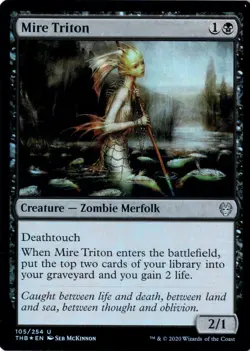 Mire Triton NM/M* FOIL Theros Beyond Death ENGLISH 105/254 mtg -UnltdCards - Image 1