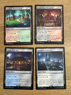 EDH * TOWN * Land Set of 4 ~mtg FINAL FANTASY - Image 1