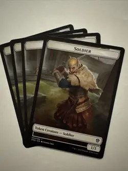 Soldier Token (004) Dominaria United x4 4x DMU MTG Playset Magic - Image 1