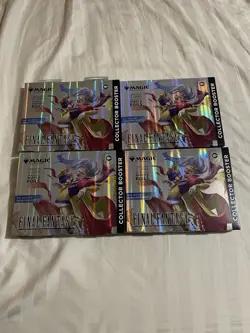 Magic The Gathering Final Fantasy Collector Booster OMEGA Box, Lot Of 4. Sealed! - Image 1