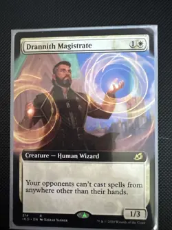 MTG 1X Drannith Magistrate X1 (Extended Art) Ikoria: Lair of Behemoths Magic -NM - Image 2