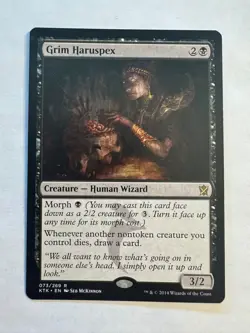 Grim Haruspex Khans of Tarkir LP MTG Magic - Image 1