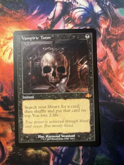 MTG Vampiric Tutor (Retro Frame)- Dominaria Remastered - Image 3