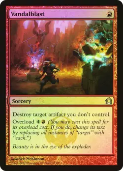 Return to Ravnica  MTG  FOIL  Vandalblast   Magic - Image 3