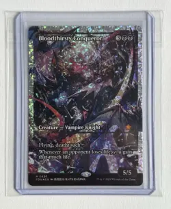 Bloodthirsty Conqueror (Showcase) (Fracture Foil) Foundations Foil - Image 2