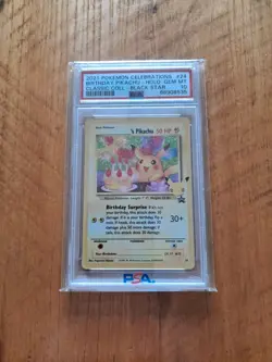 Pokemon Birthday Pikachu Holo Celebrations Classic Collection 24 PSA 10 Gem Mint - Image 1