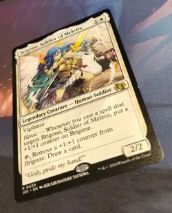 Brigone, Soldier of Meletis - Foundations Jumpstart Rare - NM/LP (see pics) MTG - Image 3