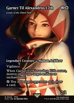Garnet Til Alexandros 17th (Loran of the Third Path) - Final Fantasy - FCA MTG - Image 1