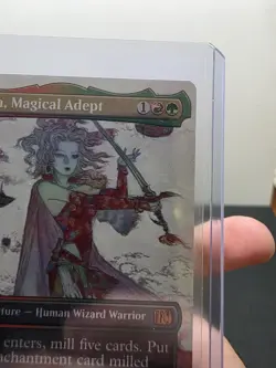 Terra, Magical Adept (Borderless) Final Fantasy Foil FF MTG FIN Mythic #0323 - Image 4