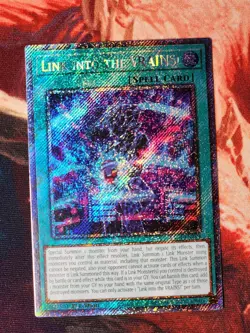 Link into the VRAINS! (Platinum Secret Rare) RA04-EN294 Quarter Century Stampede 1st Edition - Image 3