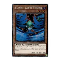 Yu-Gi-Oh! Blackwing - Gale the Whirlwind (Platinum Secret Rare) - Quarter Centur - Image 1