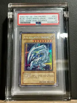 2002 Yu-Gi-Oh Dark Duel Stories DDS-001 Blue-Eyes White Dragon - PSA 10 GEM MINT - Image 3