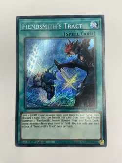 Fiendsmith's Tract Secret Rare 1st Edition Yu-Gi-Oh INFO - EN061 - Image 1
