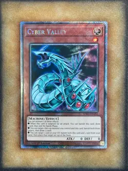 Yugioh Cyber Valley RA03-EN192 Platinum Secret Rare 1st Ed NM - Image 1