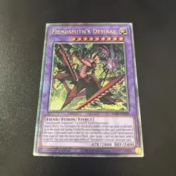 Fiendsmith Desirae RA04-EN056 Quarter Century Rare QCR 1st Edition Mint Yugioh - Image 3