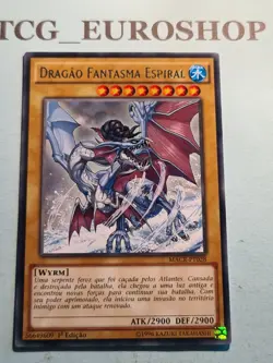 Phantasm Spiral Dragon▪︎YUGIOH▪︎MACR▪︎2017▪︎PORTUGUESE▪︎RARE▪︎NM #0408 - Image 1