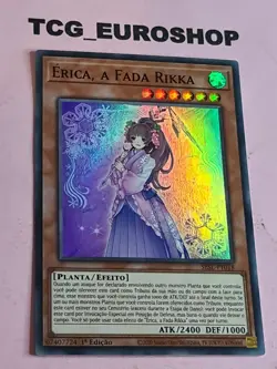 ERICA THE RIKKA FAIRY ● YUGIOH ● SESL ● PORTUGUESE ● SUPER RARE ● NM #139 - Image 1