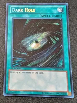 Dark Hole LCJW-EN283 Secret Rare 1st Edition LP - Image 1
