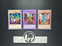 Yugioh | Red-Eyes Dark Dragoon, Dark Magician, Timaeus the United Dragon - Image 1