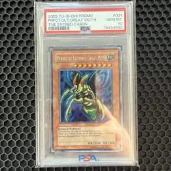 Perfectly Ultimate Great Moth (The Sacred Cards) TSC-001 Yu-Gi-Oh! Video Game Promotional Cards Limited Edition - Image 1