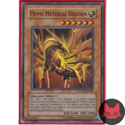 Yugioh Prime Material Dragon PTDN-EN087 Super Rare LP - Image 2