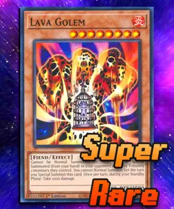 Lava Golem (SR) RA01-EN001 Super Rare 1st Edition LP - Image 2