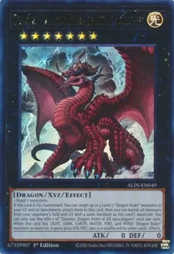 Disaster, Dragon Ruler of All Apocalypses ALIN-EN049 Alliance Insight 1st Edition - Image 1