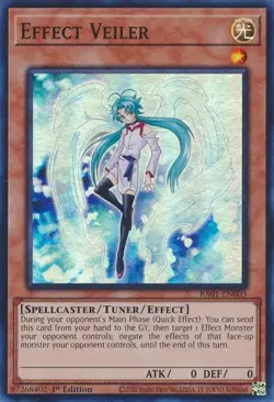 Yu-Gi-Oh Card - RA01-EN003 - EFFECT VEILER (super rare holo) - NM/Mint - Image 1