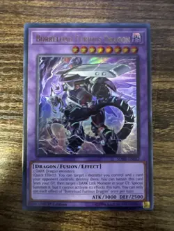 Yu-Gi-Oh Borreload Furious Dragon SDRR-EN042 Ultra Rare 1st Edition NM Condition - Image 1
