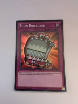 Yugioh - Toon Briefcase DRL2-EN029 1st Edition Super Rare NM - Image 1