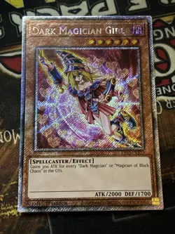 YUGIOH! Dark Magician Girl (C) RA03-EN123 Platinum Secret Rare 1st Edition NM - Image 1