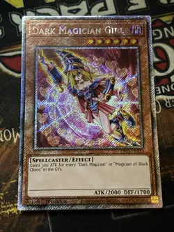 YUGIOH! Dark Magician Girl (C) RA03-EN123 Platinum Secret Rare 1st Edition NM - Image 2